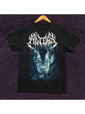 Aliens Xenomorph Metal Style T-Shirt Size Medium